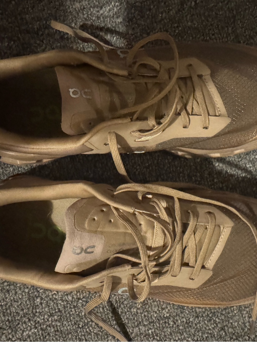 On Running Men's Trainers in Beige/Tan - Picture 5 of 5